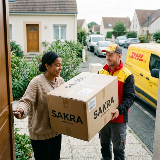 Vous recevez votre colis
